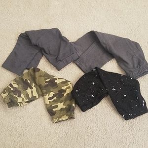 Lot of 4 Boys 3t Sweatpants